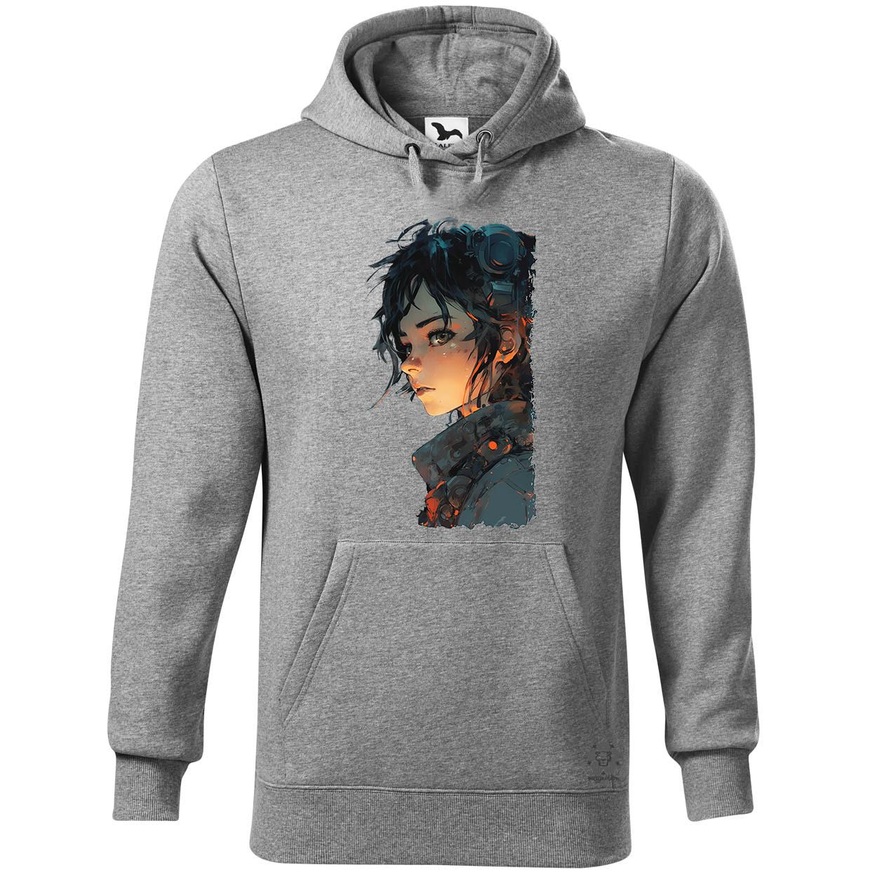 Anime cyberpunk lány egyedi  pulóver 