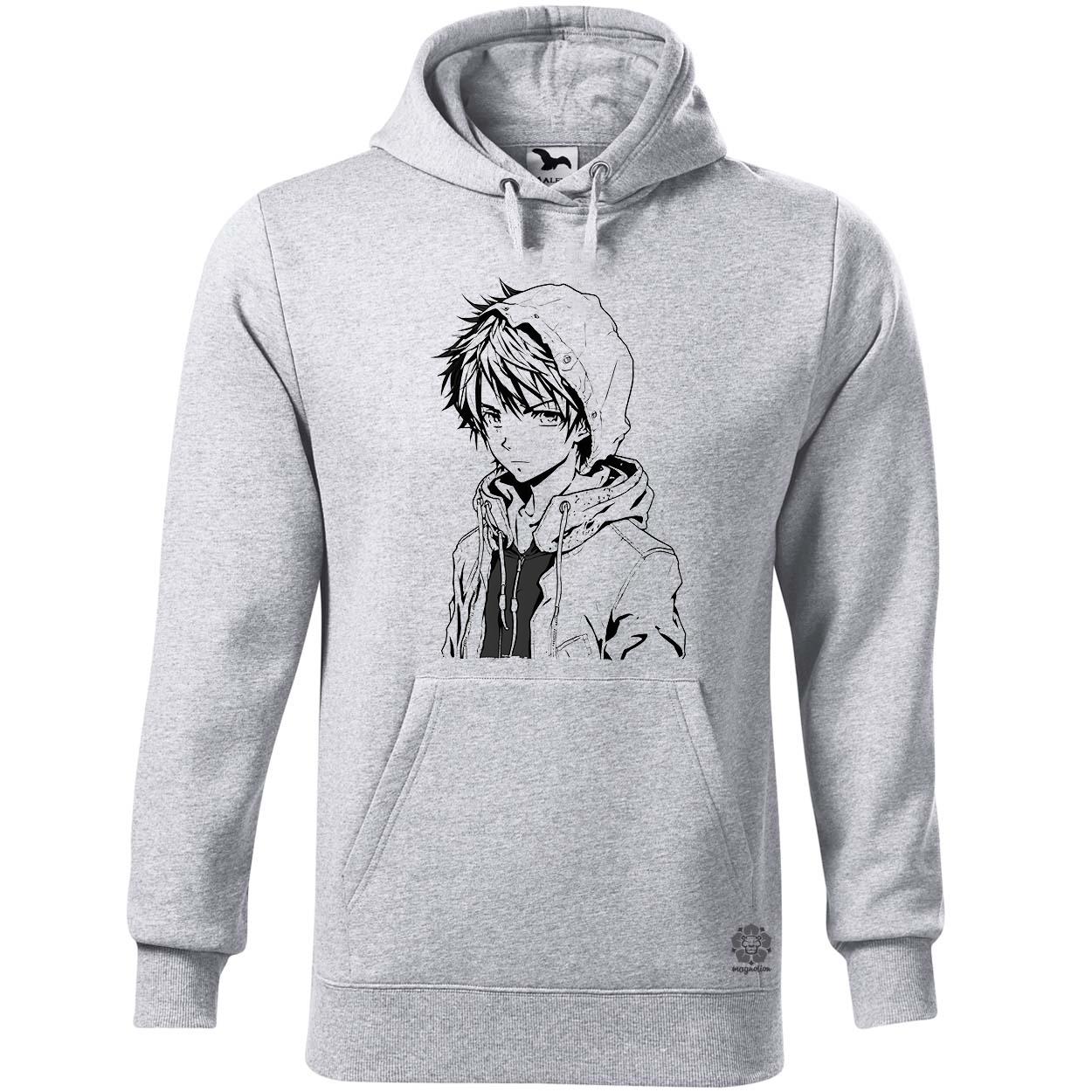 Anime fiú vonalrajz v1 egyedi  pulóver 