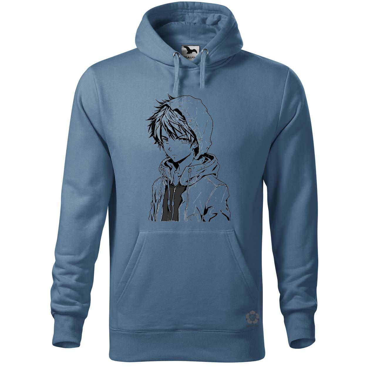 Anime fiú vonalrajz v1 egyedi  pulóver 