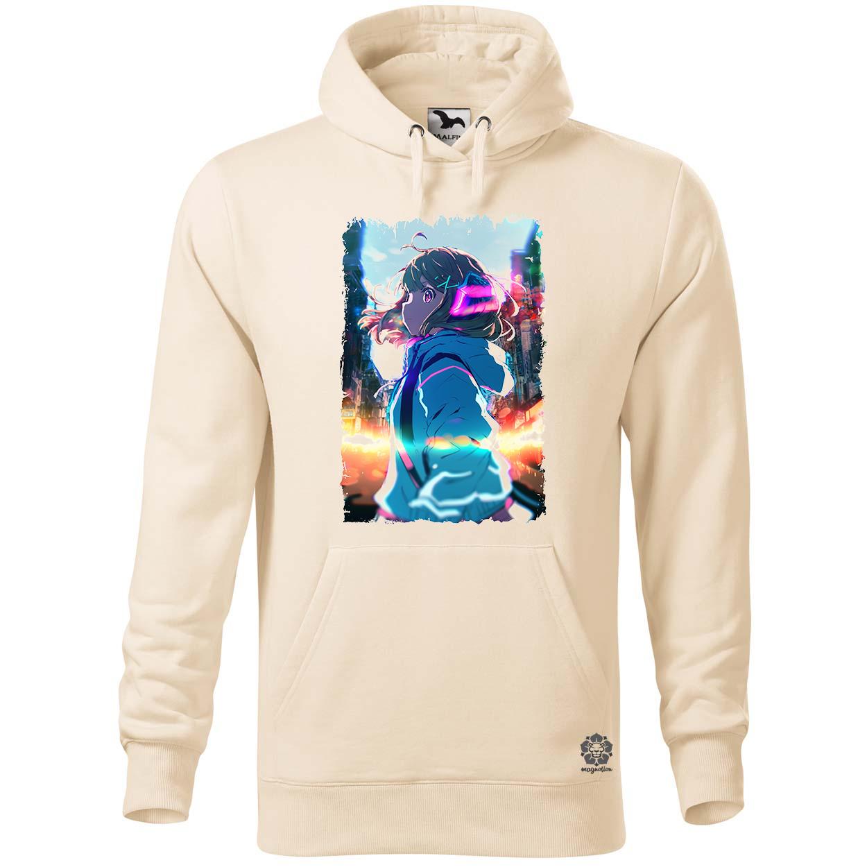 Anime lány nézelődik v3 egyedi  pulóver 