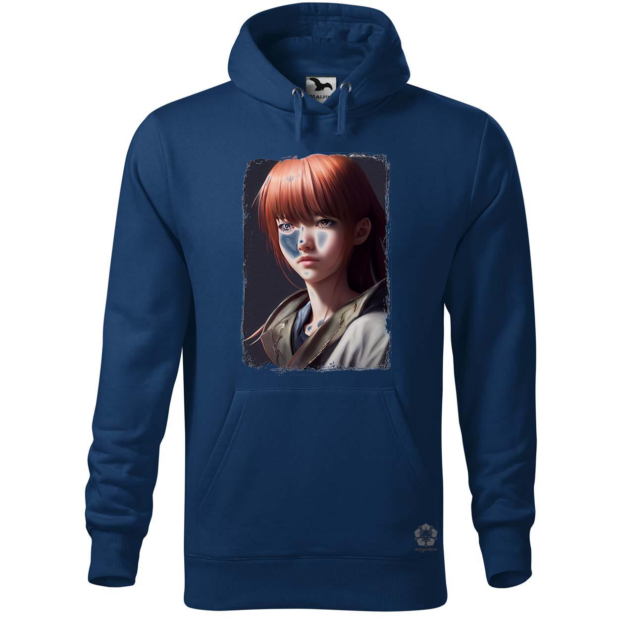 Barna hajú anime lány egyedi  pulóver 