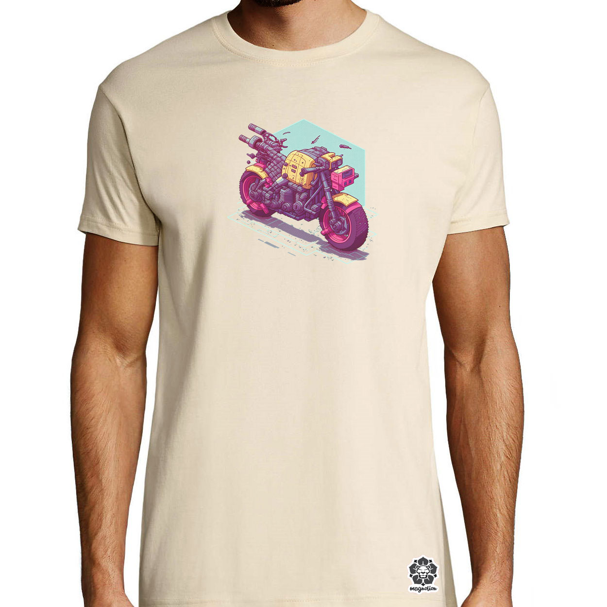 Cyberpunk motor egyedi póló 