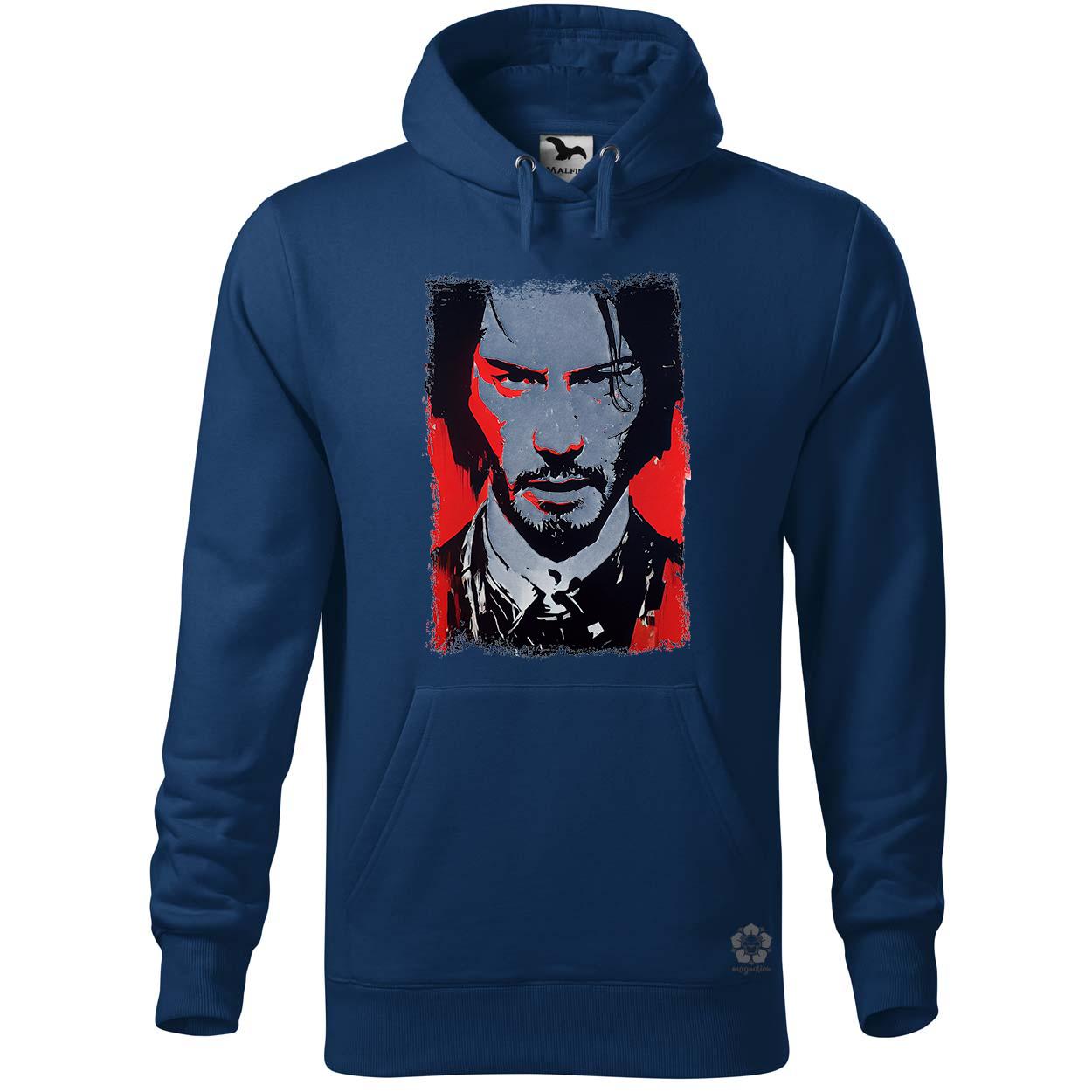 Fekete-piros John Wick rajz v1 egyedi  pulóver 