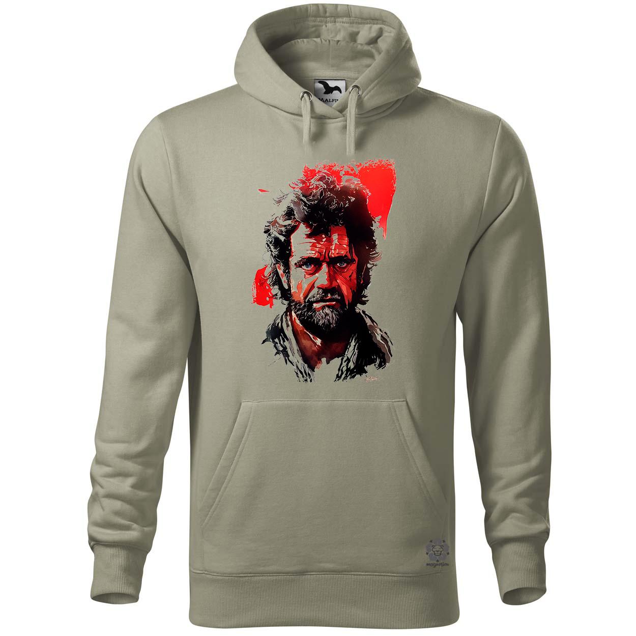 Fekete-piros Martin Riggs rajz egyedi  pulóver 
