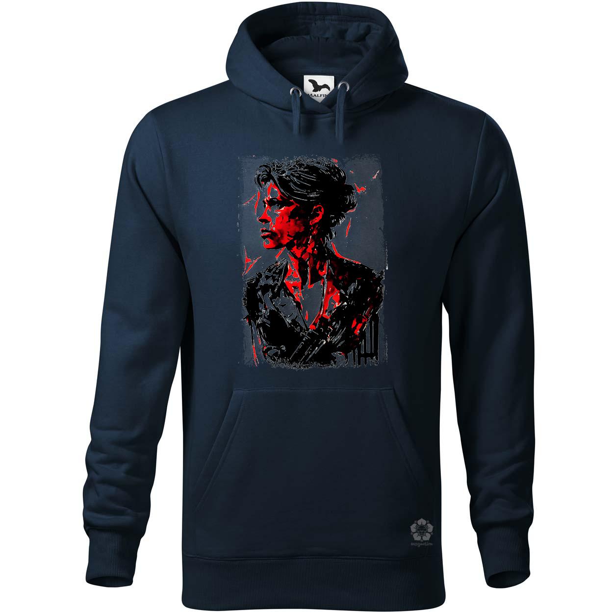 Fekete-piros Sarah Connor rajz v1 egyedi  pulóver 