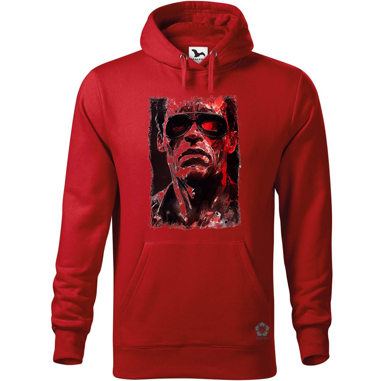Fekete-fehér Terminator rajz egyedi  pulóver 