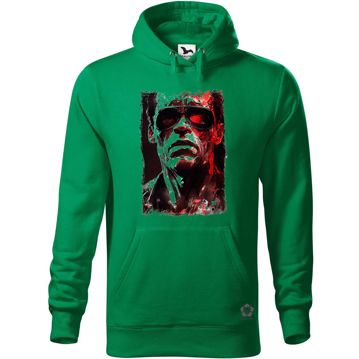 Fekete-fehér Terminator rajz egyedi  pulóver 