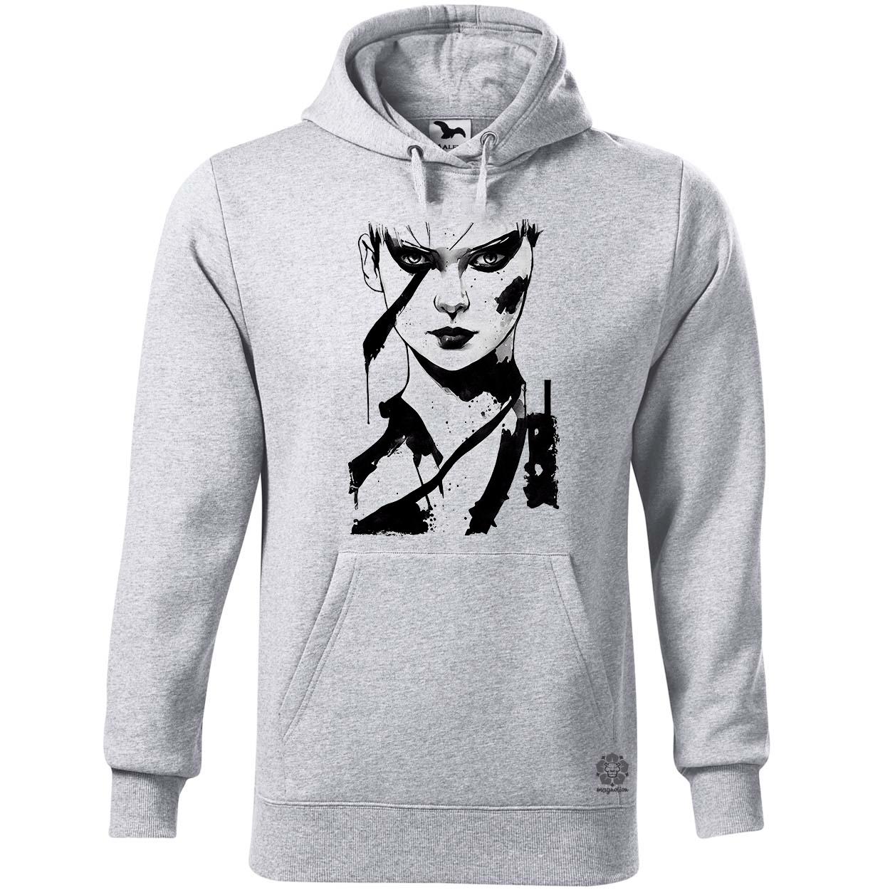 Fekete-fehér Leeloo v1 egyedi  pulóver 