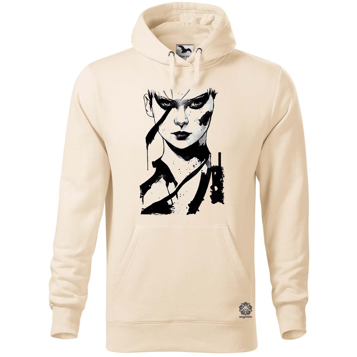Fekete-fehér Leeloo v1 egyedi  pulóver 