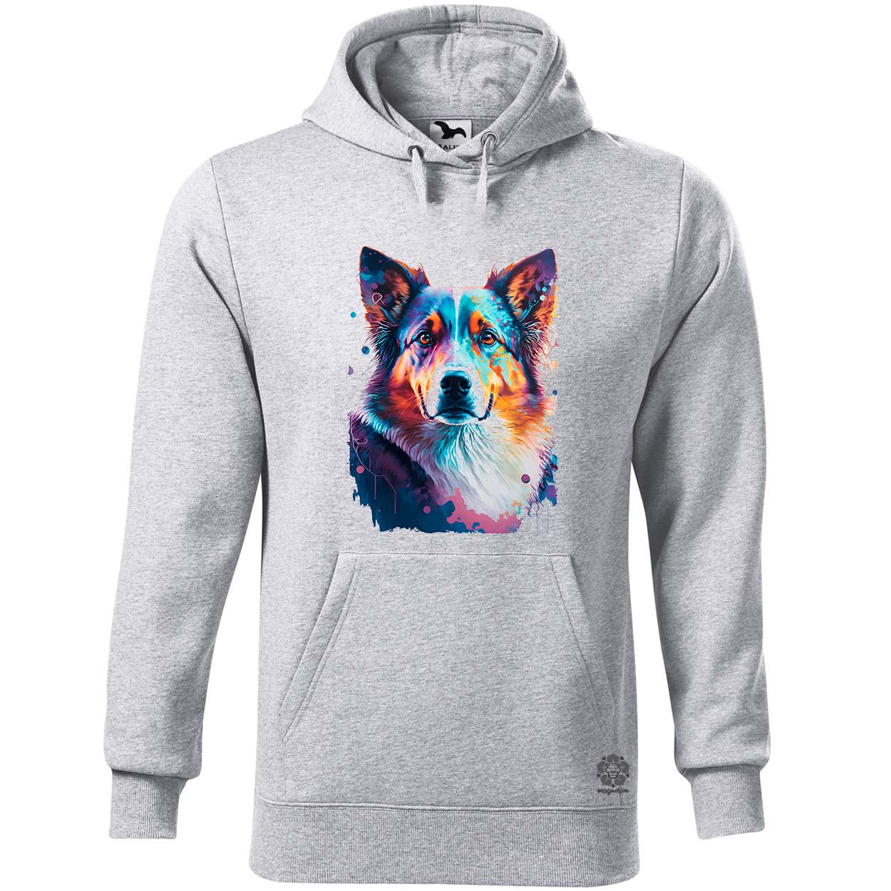 Border collie rajz v1 egyedi  pulóver 