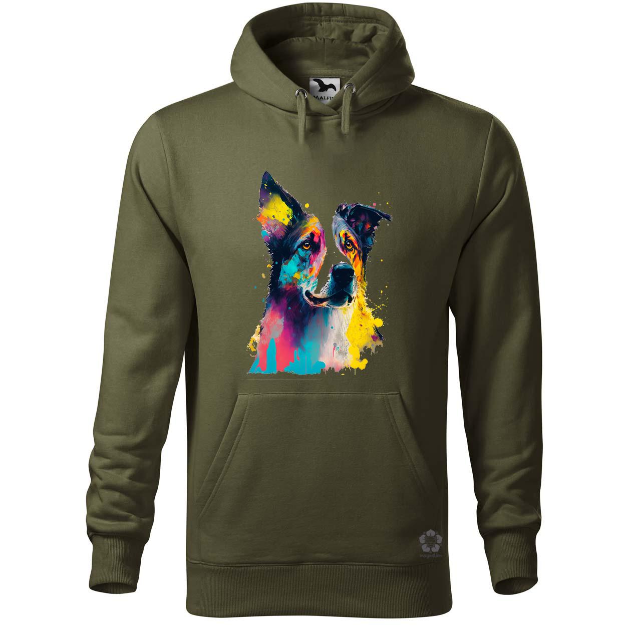 Border collie rajz v2 egyedi  pulóver 