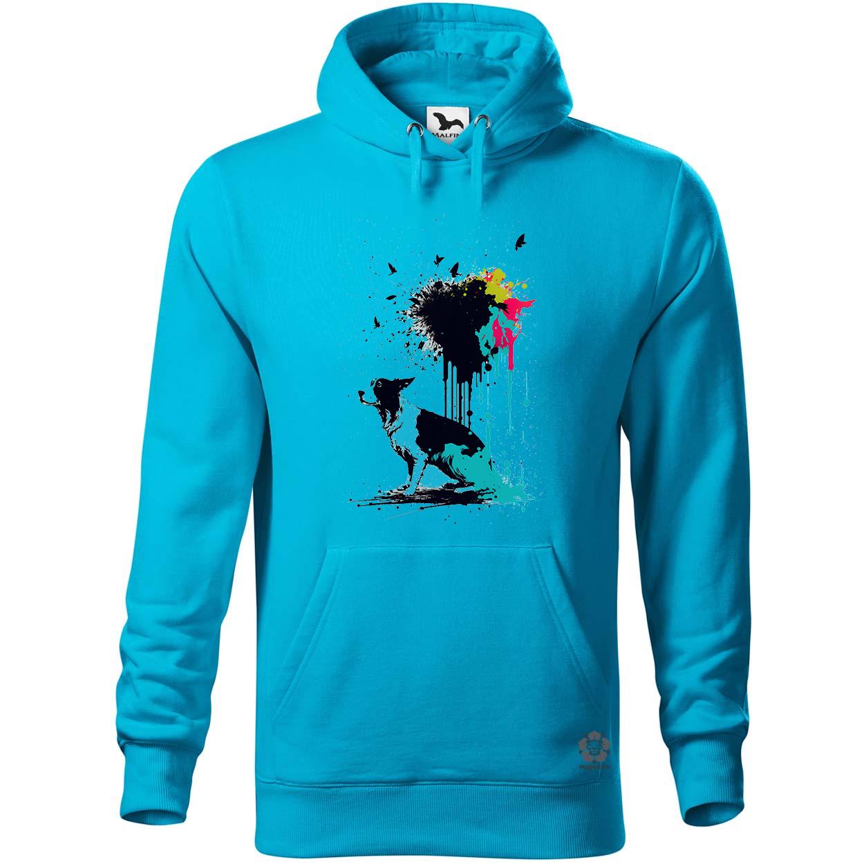Border collie rajz v4 egyedi  pulóver 
