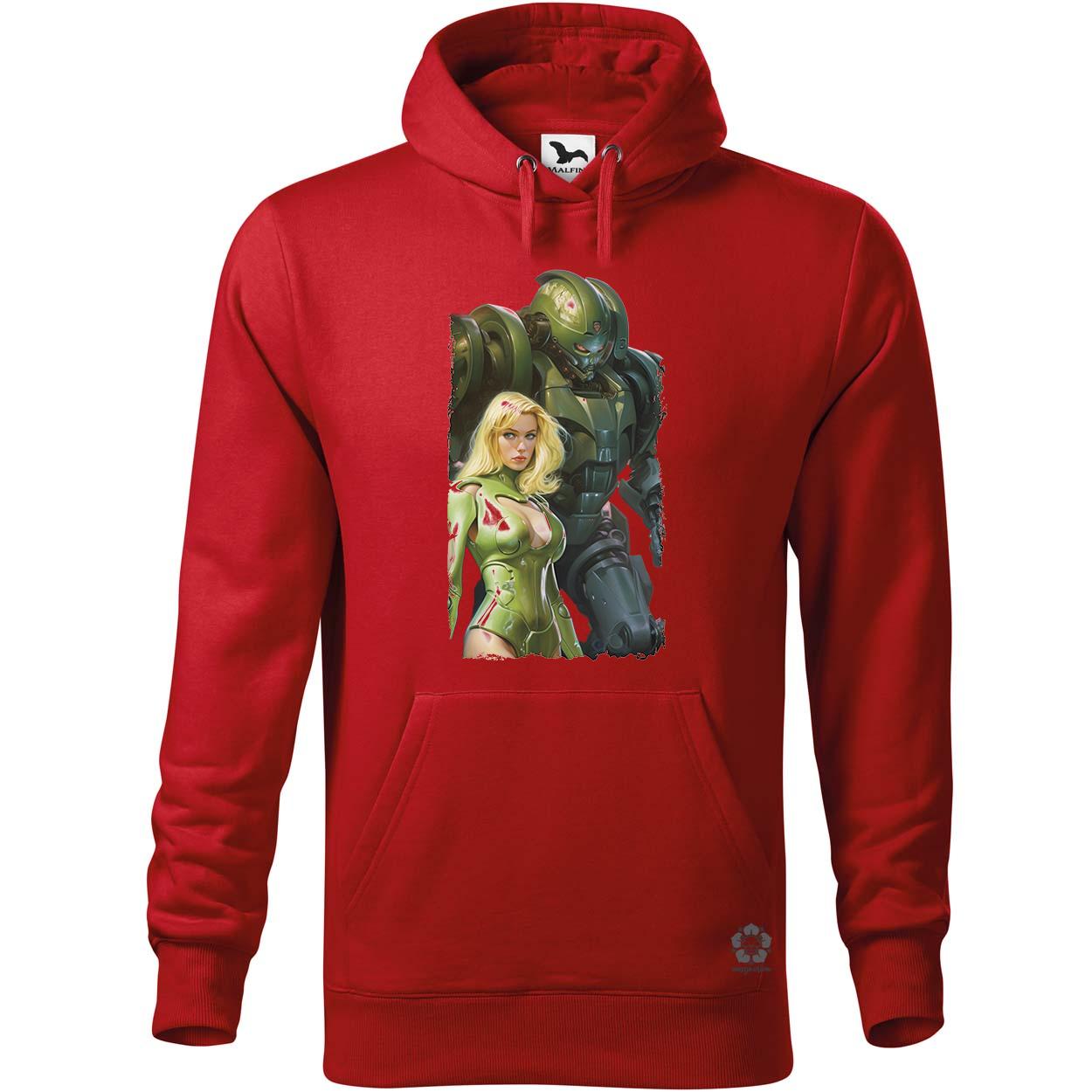 Boris Vallejo robot és a nő fanart v3 egyedi  pulóver 