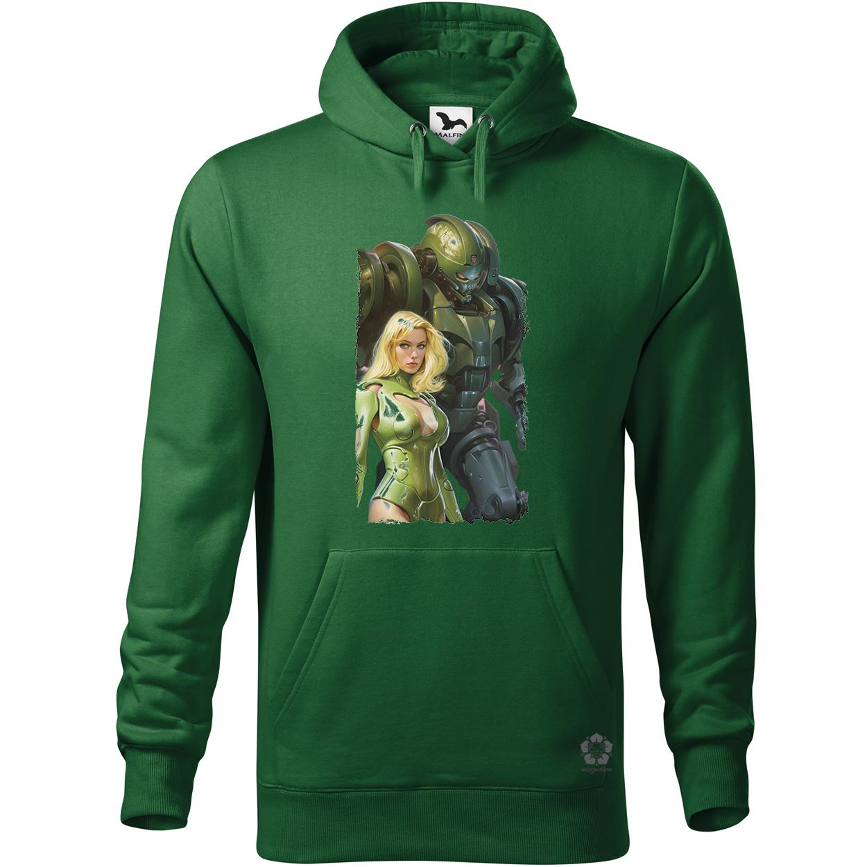 Boris Vallejo robot és a nő fanart v3 egyedi  pulóver 