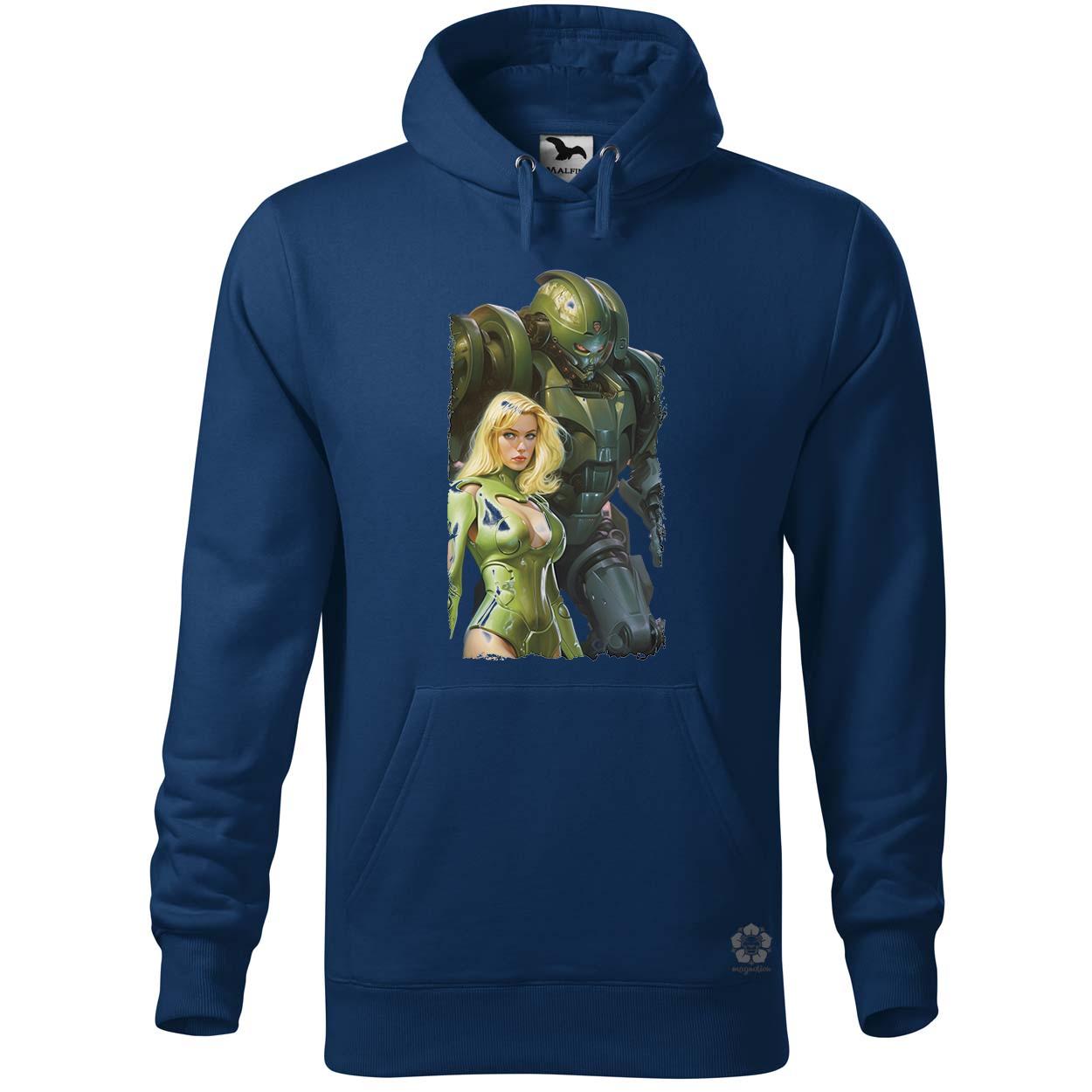 Boris Vallejo robot és a nő fanart v3 egyedi  pulóver 
