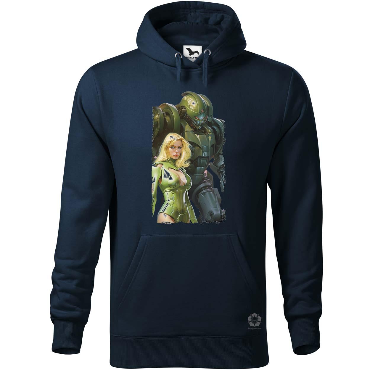 Boris Vallejo robot és a nő fanart v3 egyedi  pulóver 