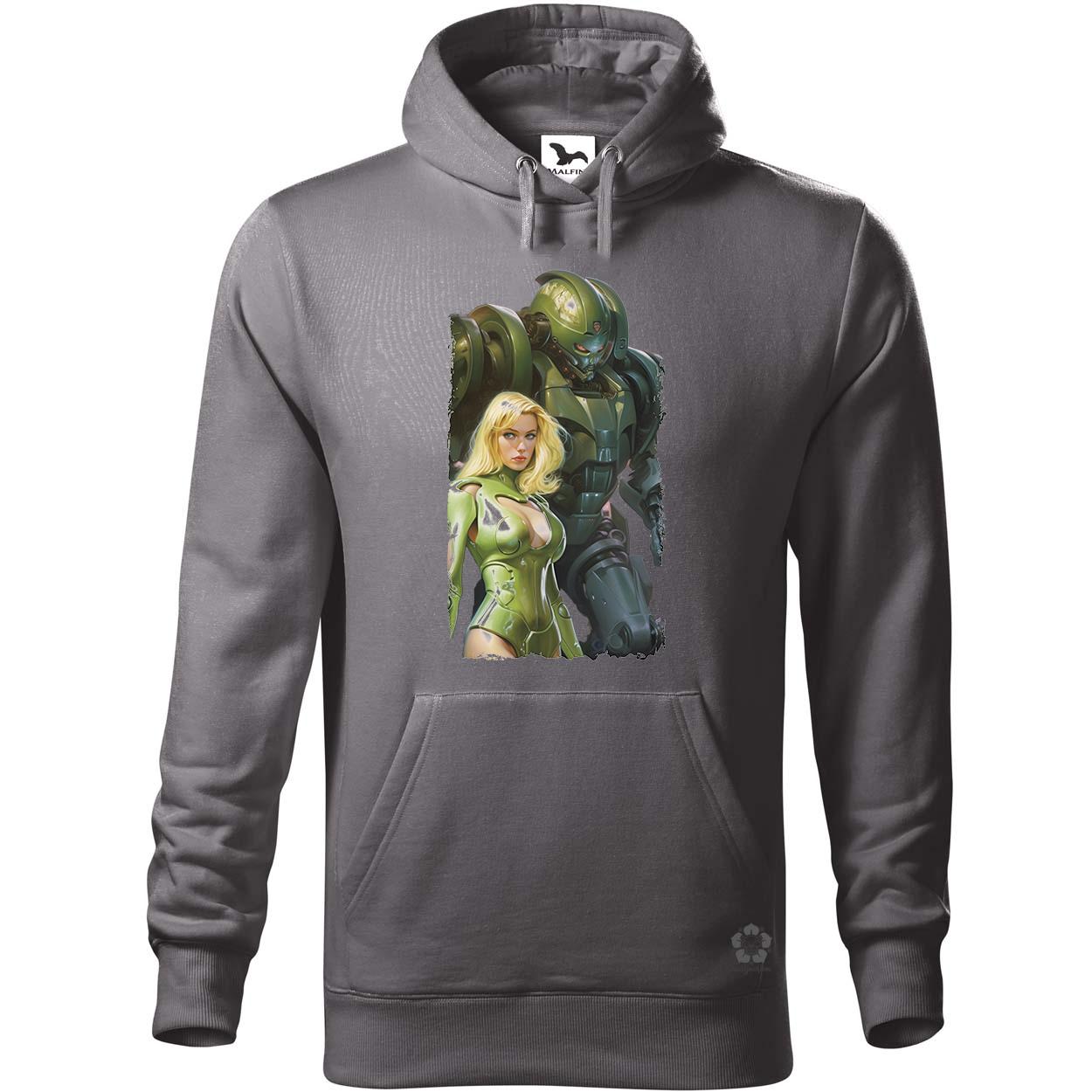 Boris Vallejo robot és a nő fanart v3 egyedi  pulóver 