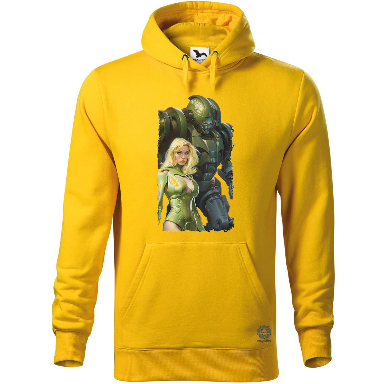 Boris Vallejo robot és a nő fanart v3 egyedi  pulóver 