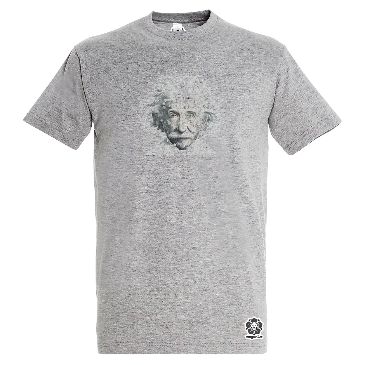 Einstein portré v1 egyedi póló 