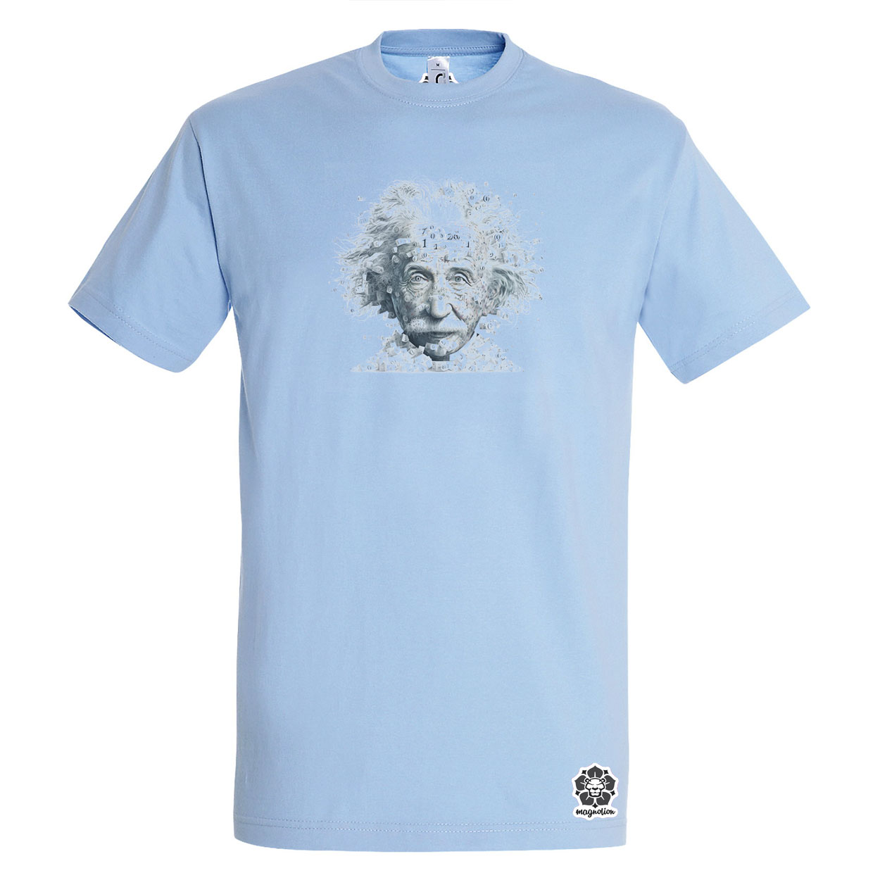 Einstein portré v1 egyedi póló 