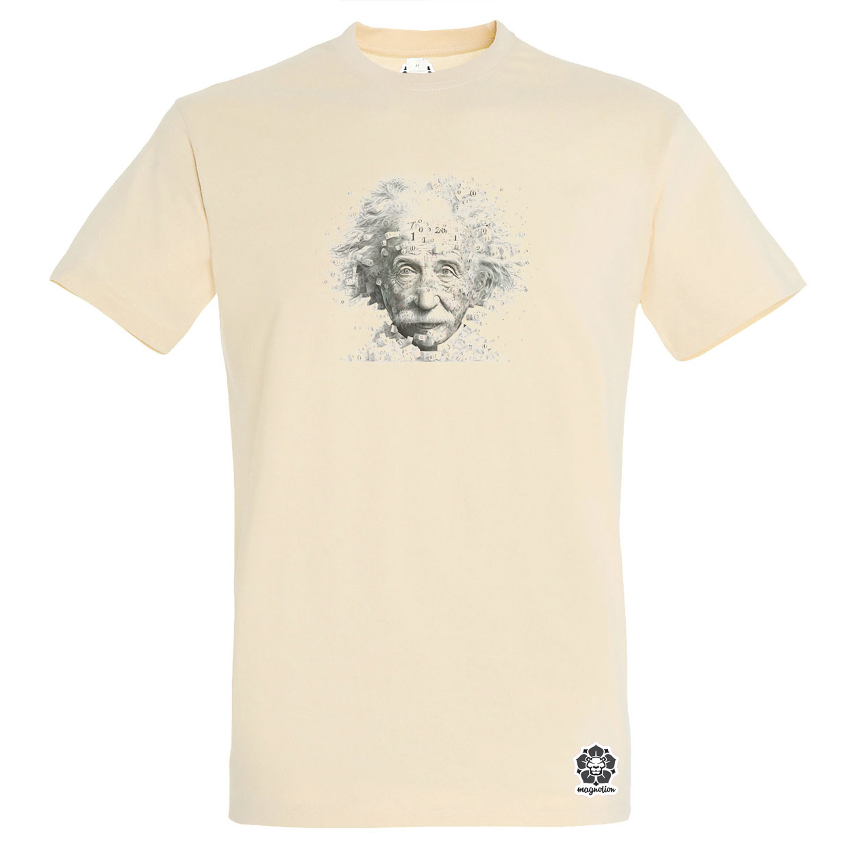 Einstein portré v1 egyedi póló 