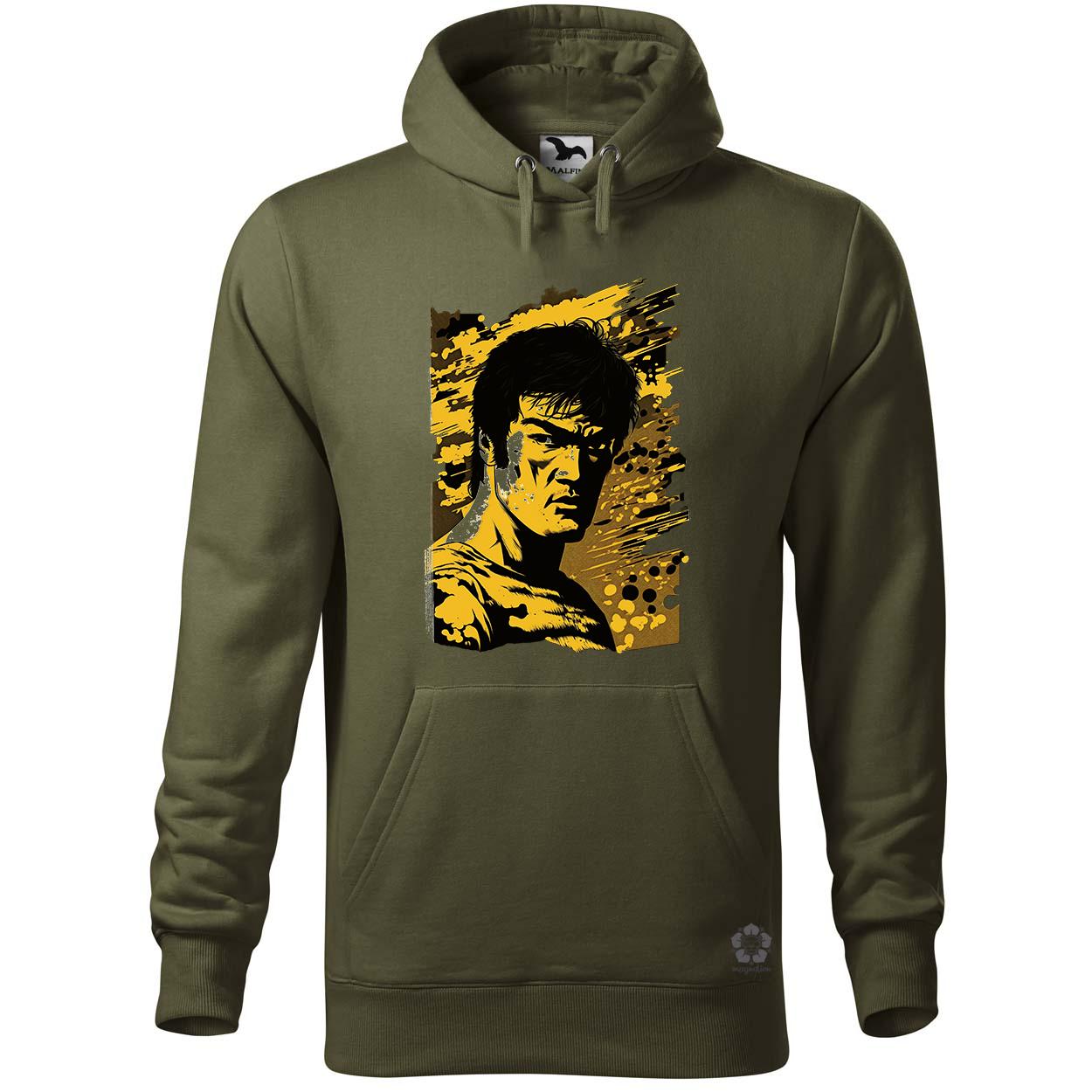Bruce Lee portré v4 egyedi  pulóver 