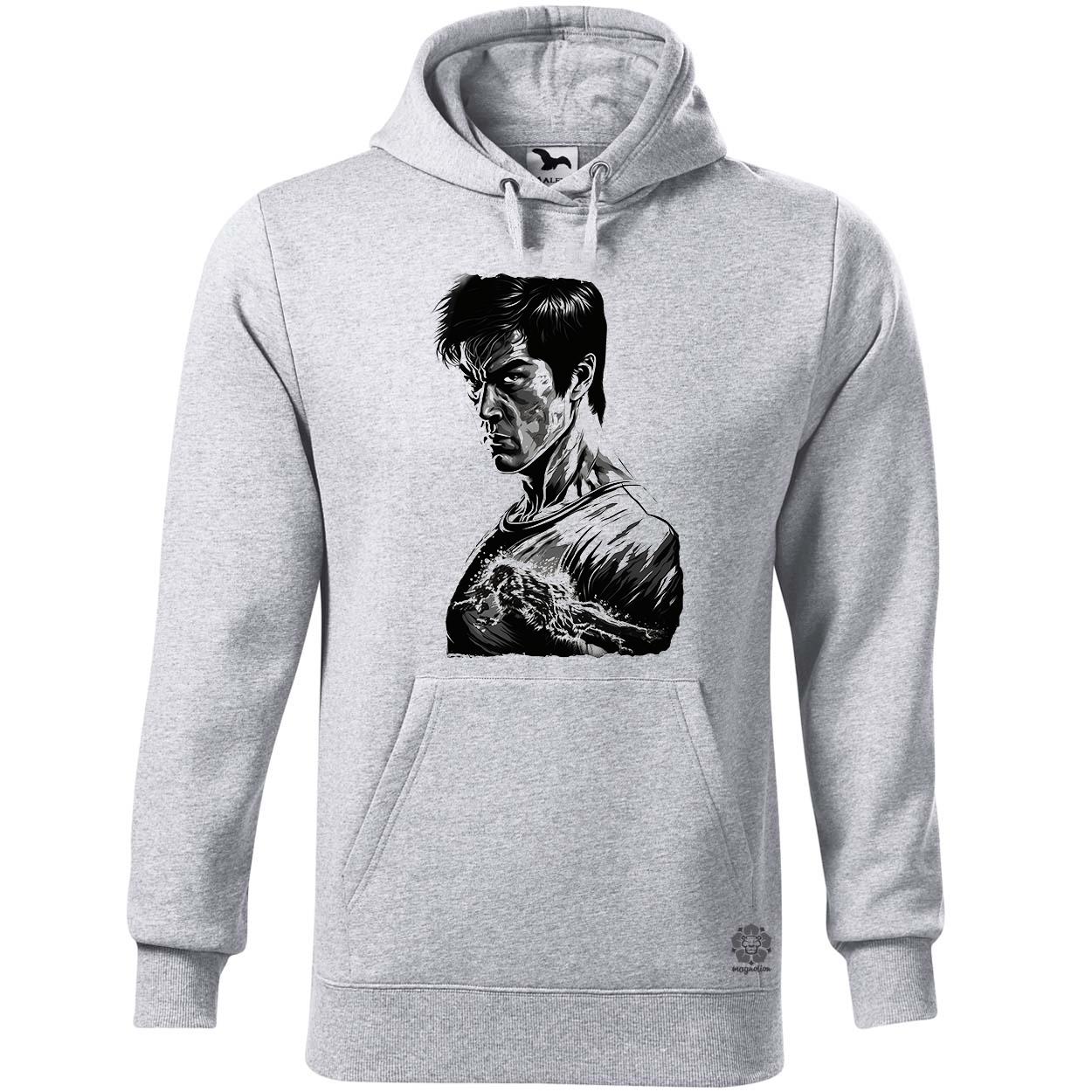 Bruce Lee portré v5 egyedi  pulóver 