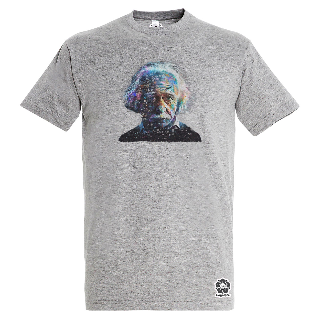 Einstein portré v2 egyedi póló 