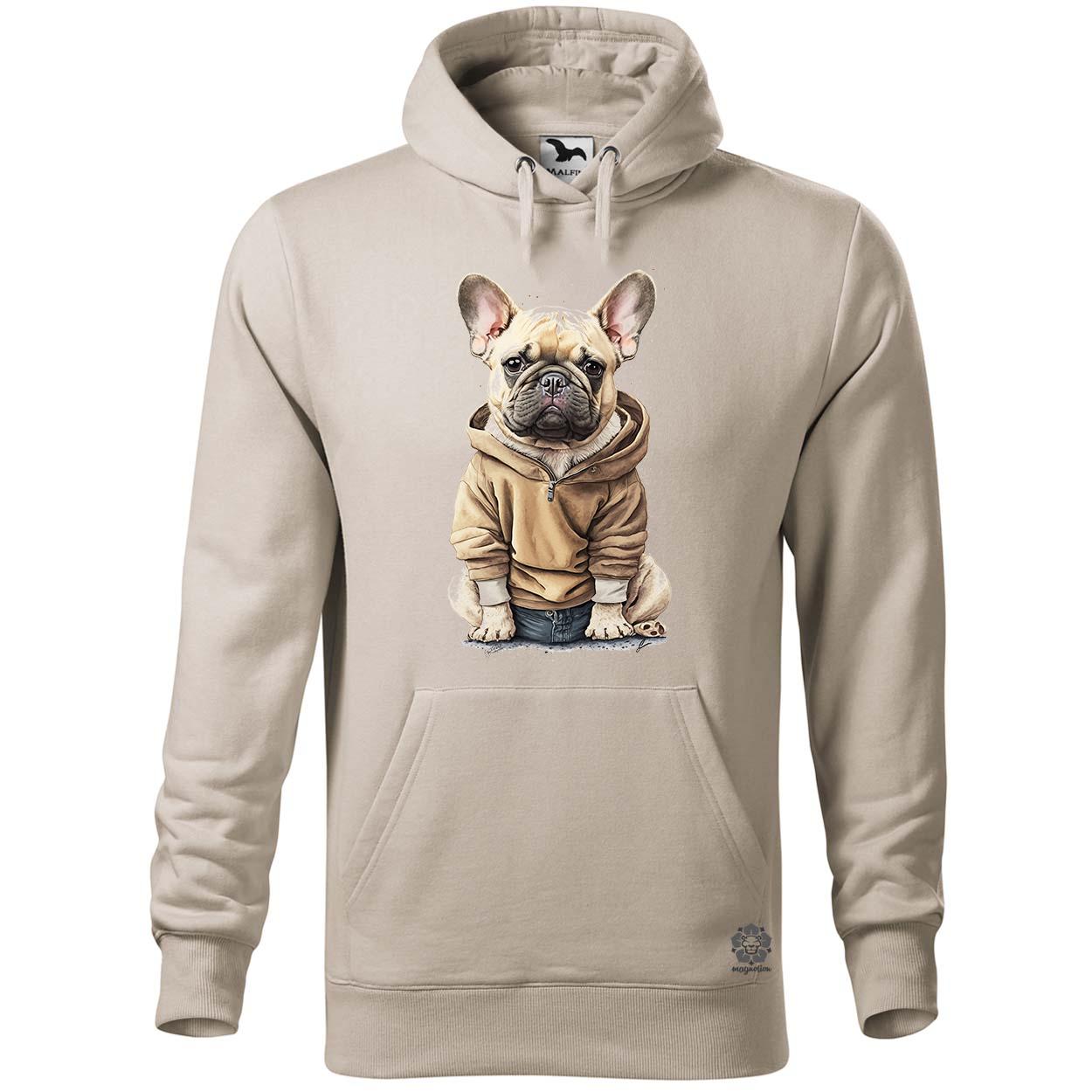 Francia bulldog kölyök v1 egyedi  pulóver 