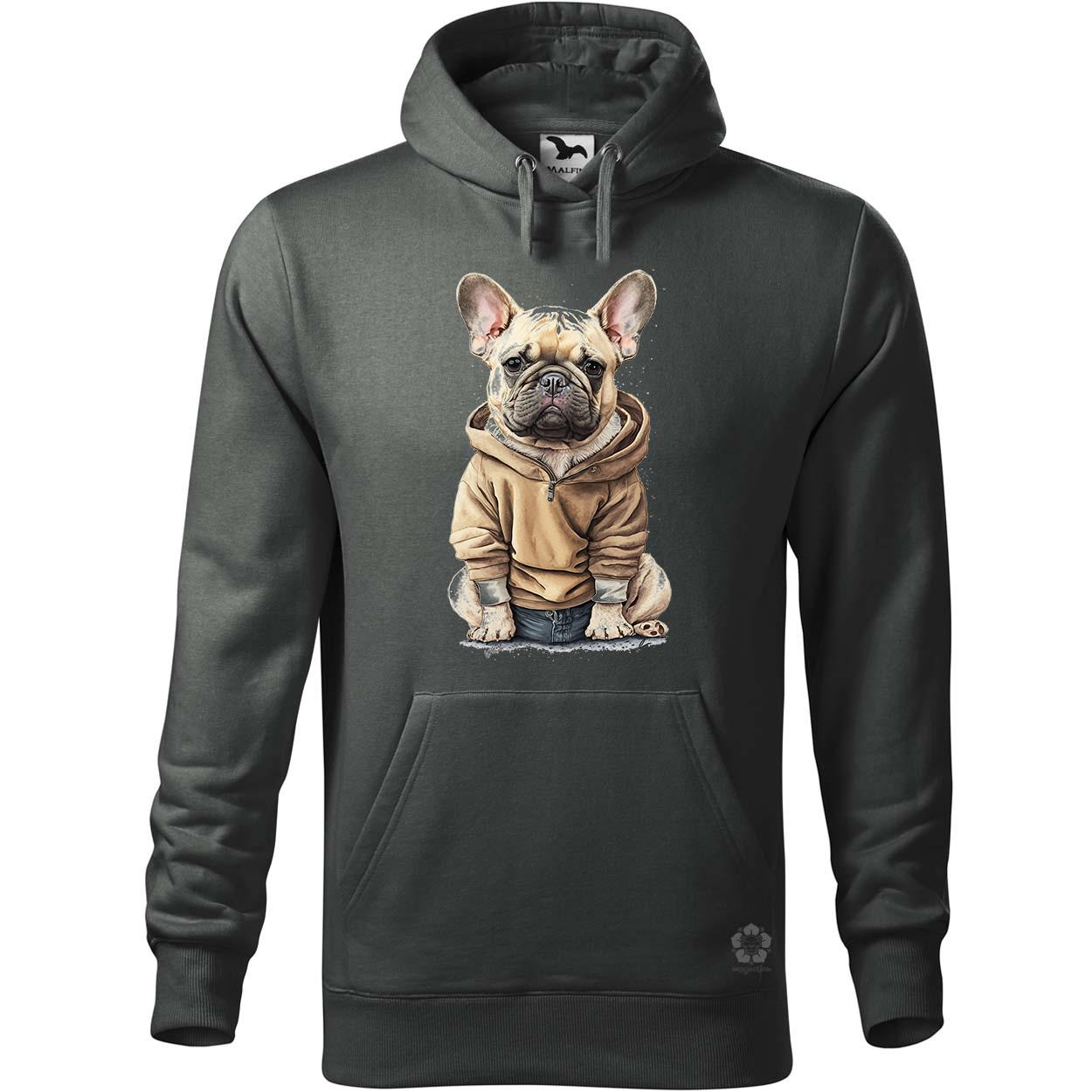Francia bulldog kölyök v1 egyedi  pulóver 