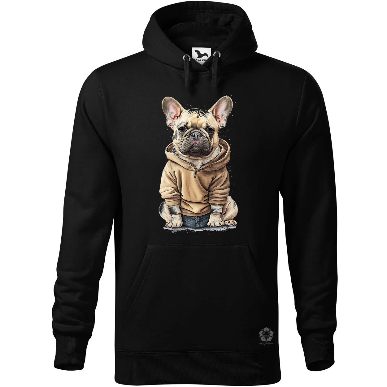 Francia bulldog kölyök v1 egyedi  pulóver 