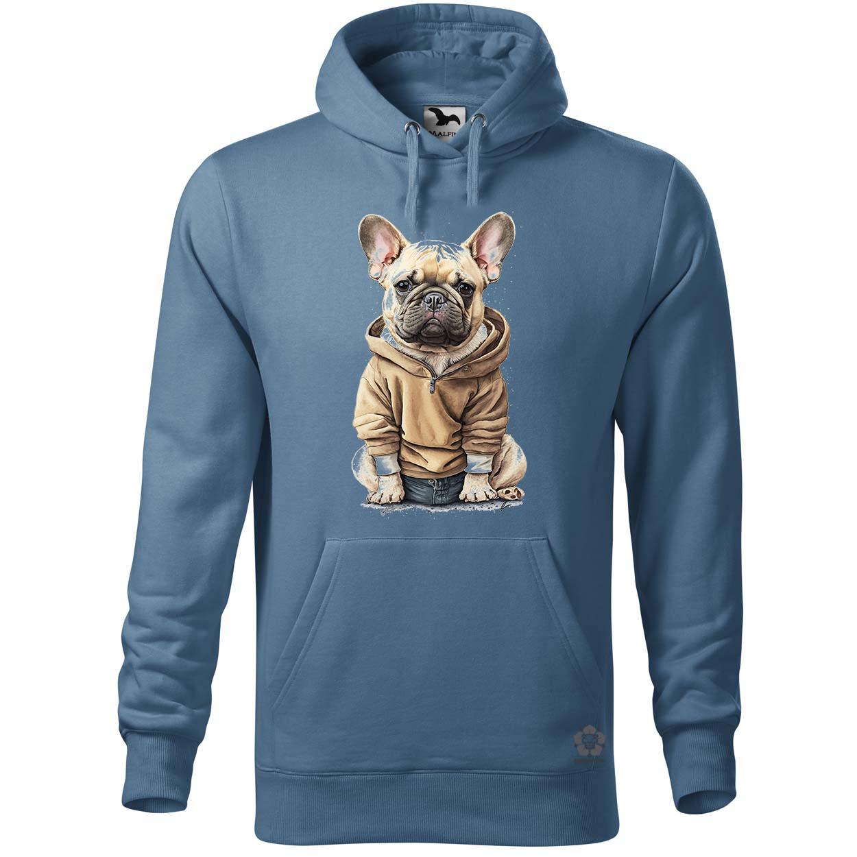 Francia bulldog kölyök v1 egyedi  pulóver 