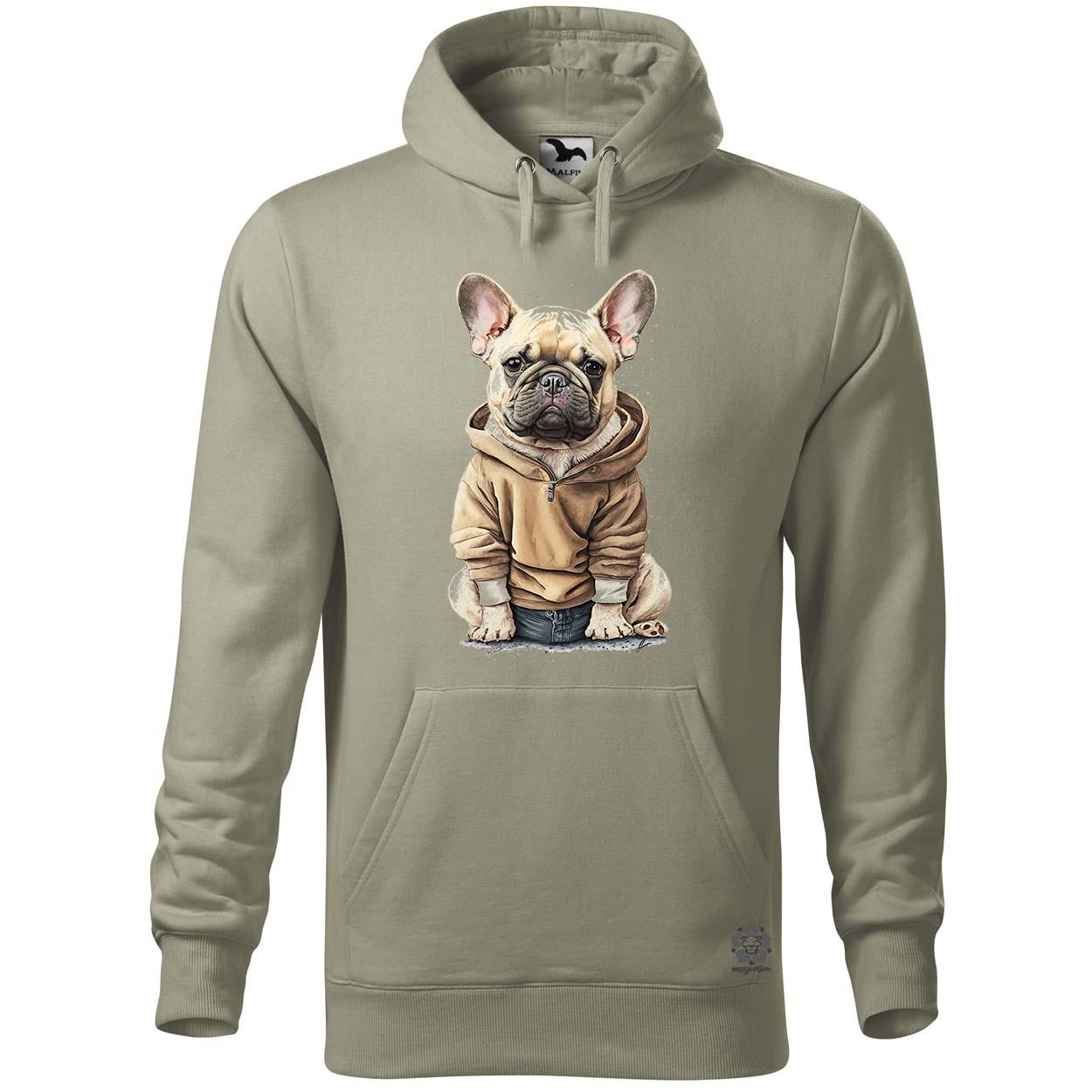 Francia bulldog kölyök v1 egyedi  pulóver 