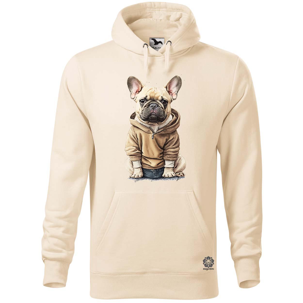 Francia bulldog kölyök v1 egyedi  pulóver 