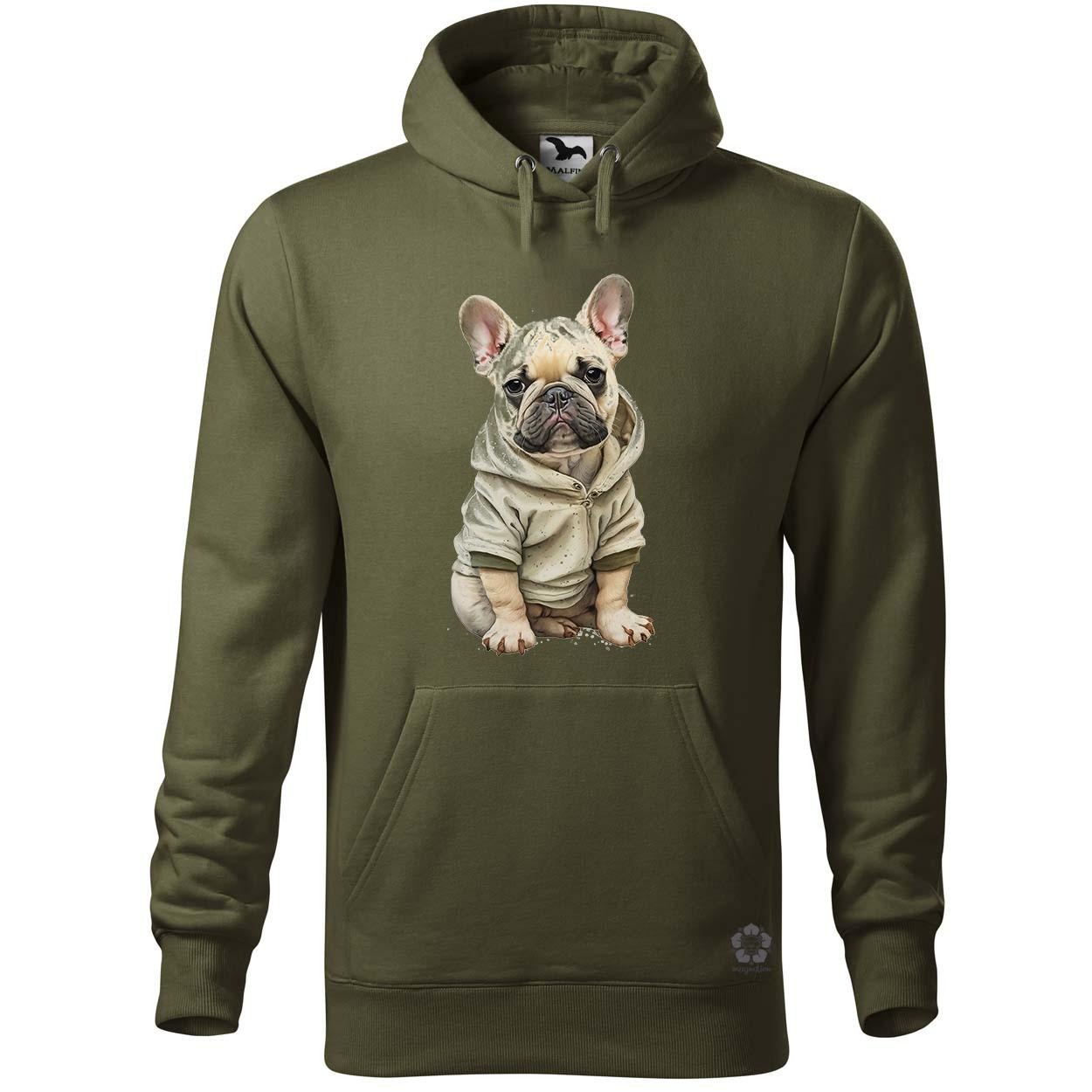 Francia bulldog kölyök v2 egyedi  pulóver 