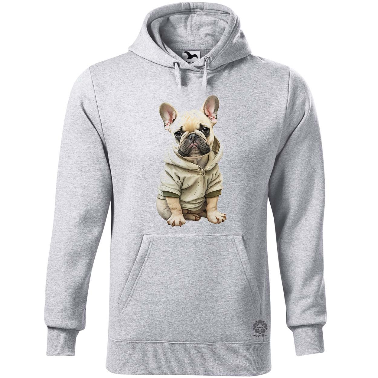 Francia bulldog kölyök v2 egyedi  pulóver 