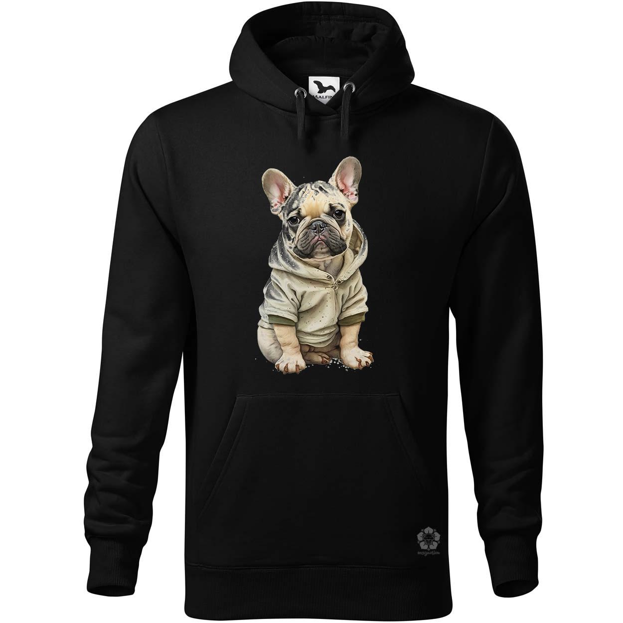 Francia bulldog kölyök v2 egyedi  pulóver 
