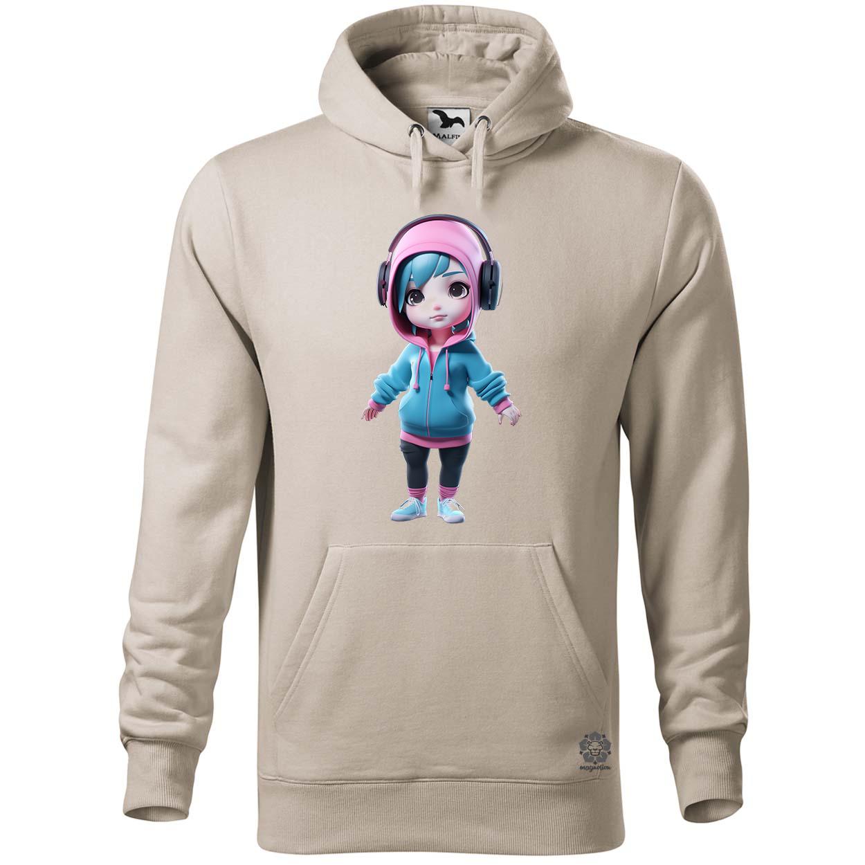 Chibi cuki lány v2 egyedi  pulóver 