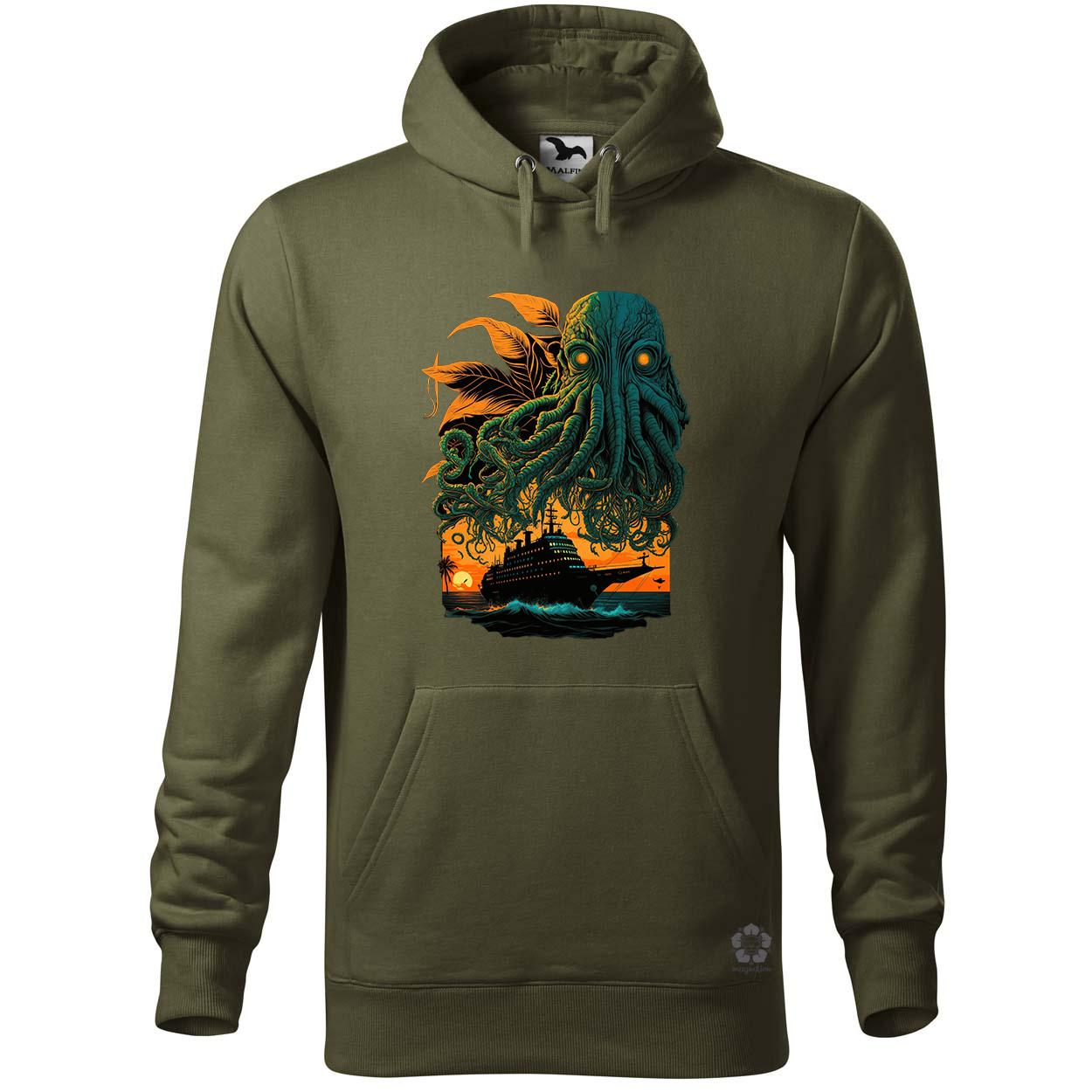 Cthulhu támadás v3 egyedi  pulóver 