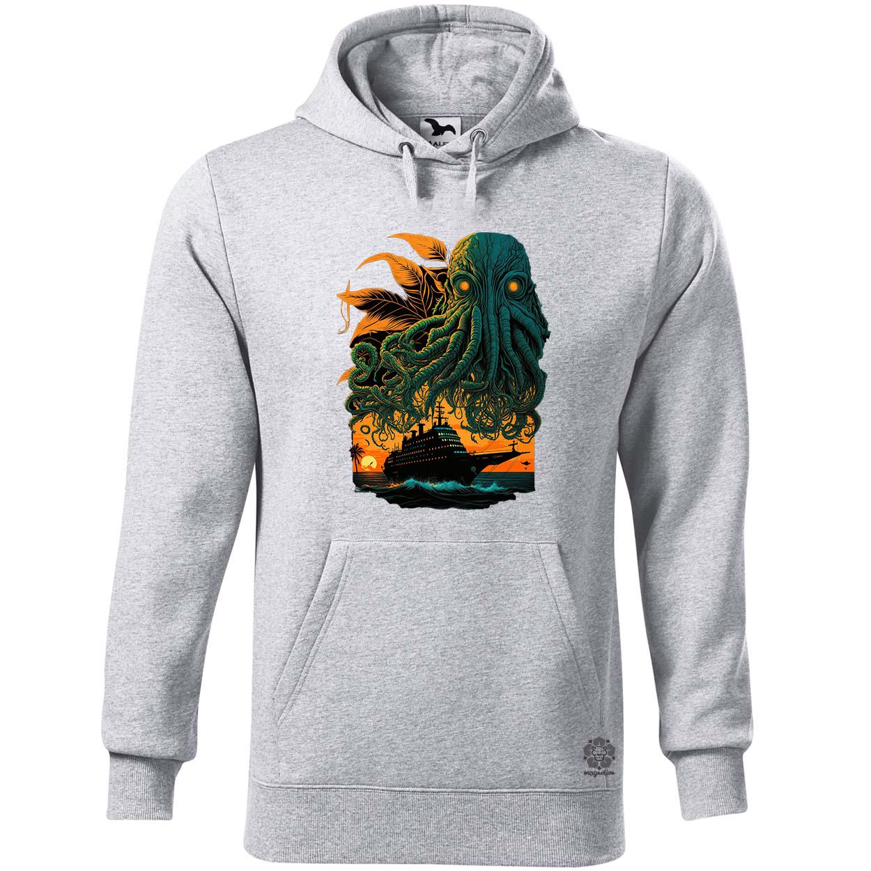 Cthulhu támadás v3 egyedi  pulóver 