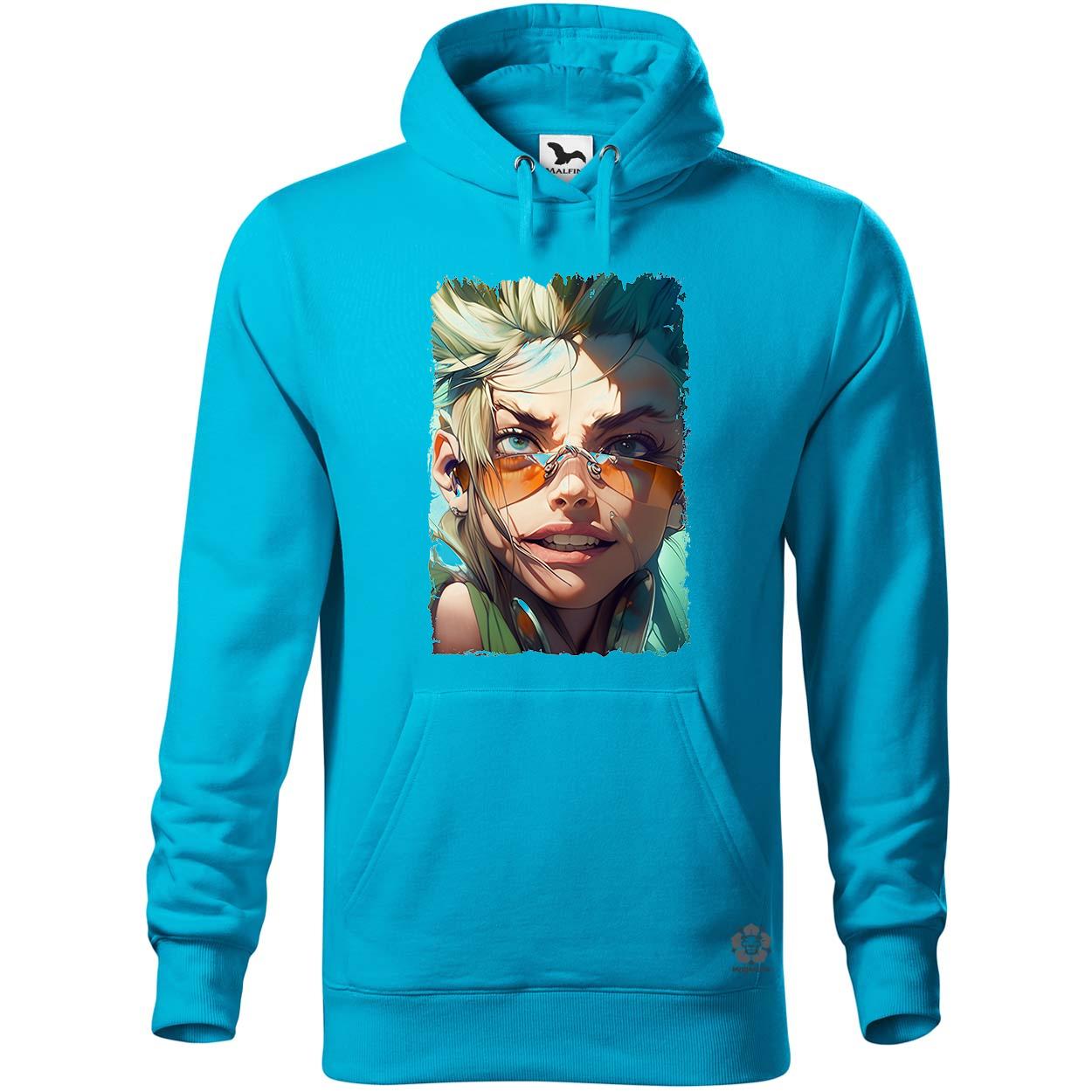Cyberpunk örült űrkalóz kapitány nő v1 egyedi  pulóver 
