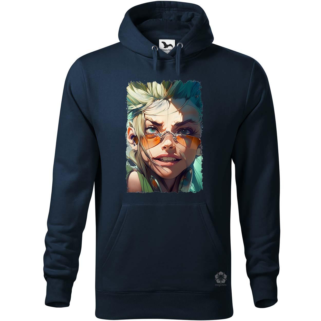 Cyberpunk örült űrkalóz kapitány nő v1 egyedi  pulóver 