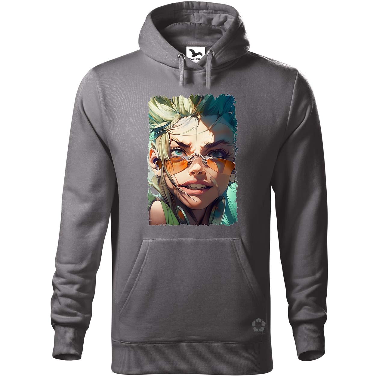 Cyberpunk örült űrkalóz kapitány nő v1 egyedi  pulóver 
