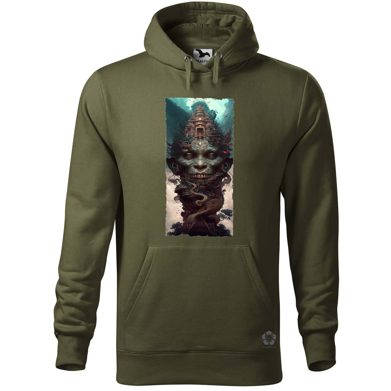 Dicső ősi trippy épület v1 egyedi  pulóver 