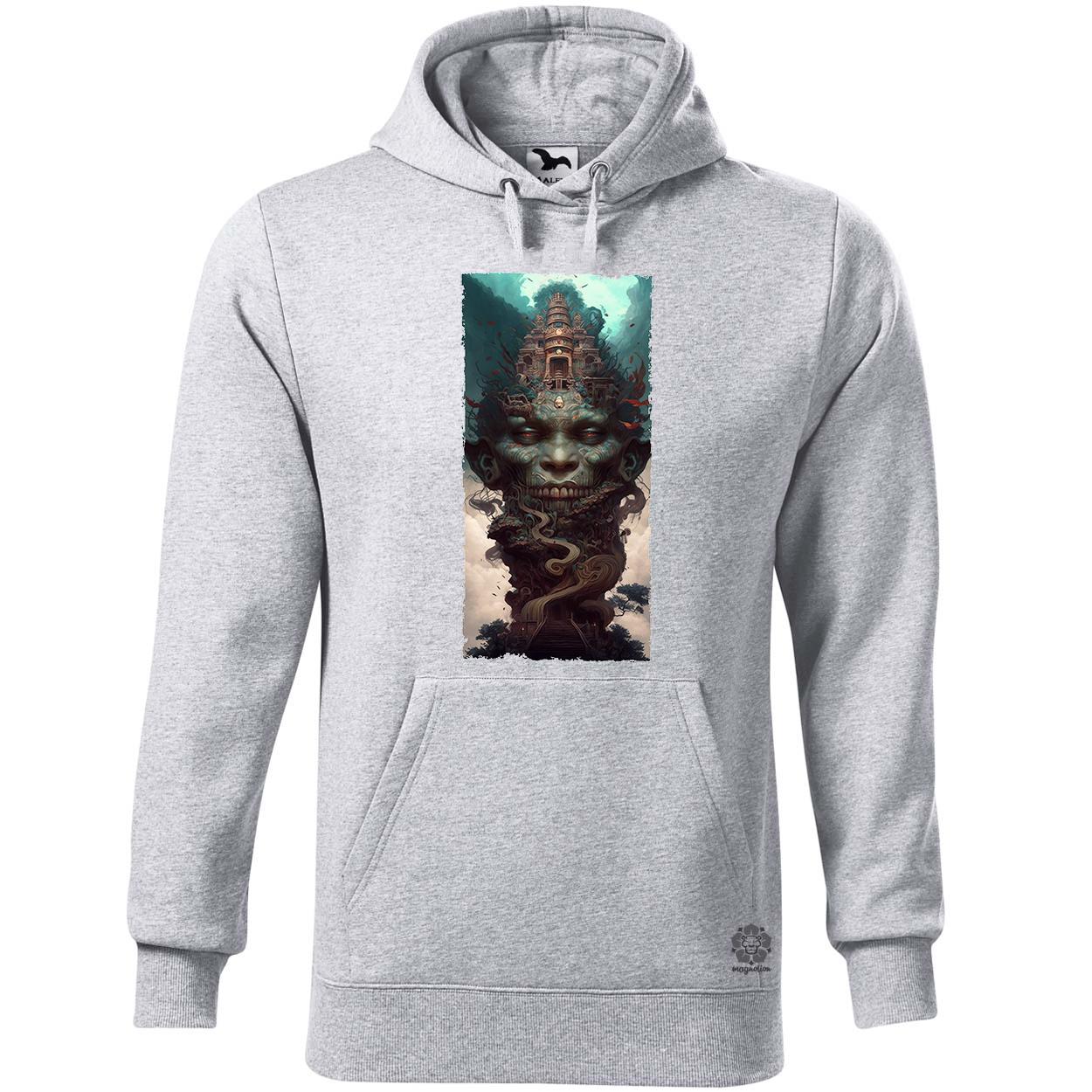 Dicső ősi trippy épület v1 egyedi  pulóver 