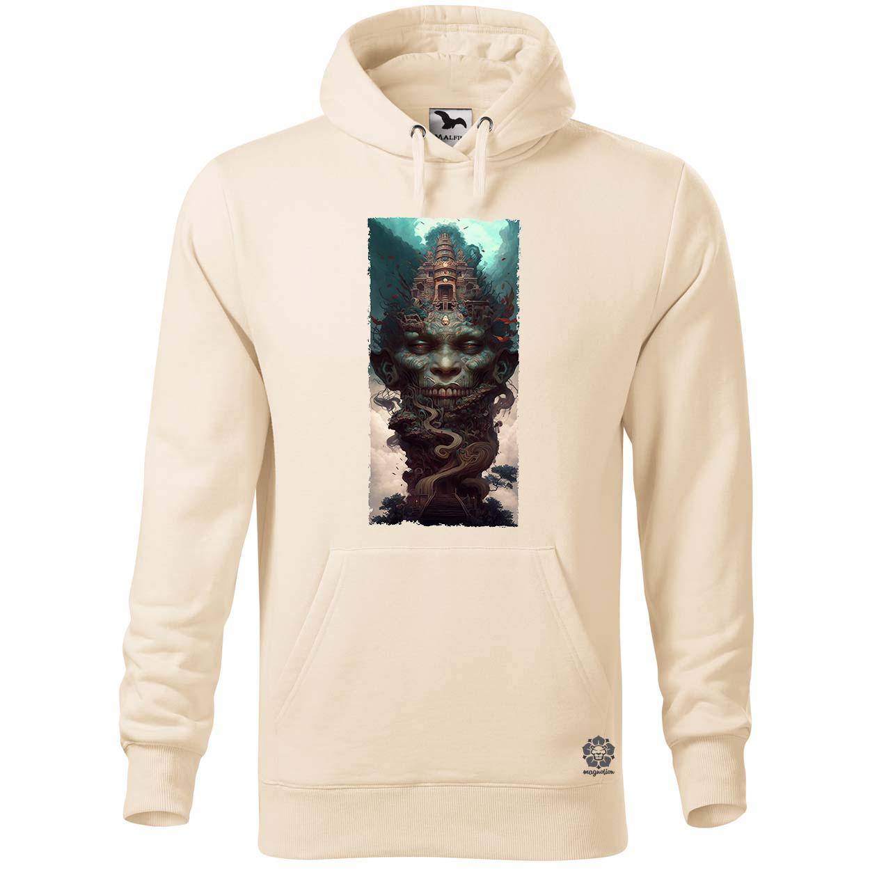 Dicső ősi trippy épület v1 egyedi  pulóver 