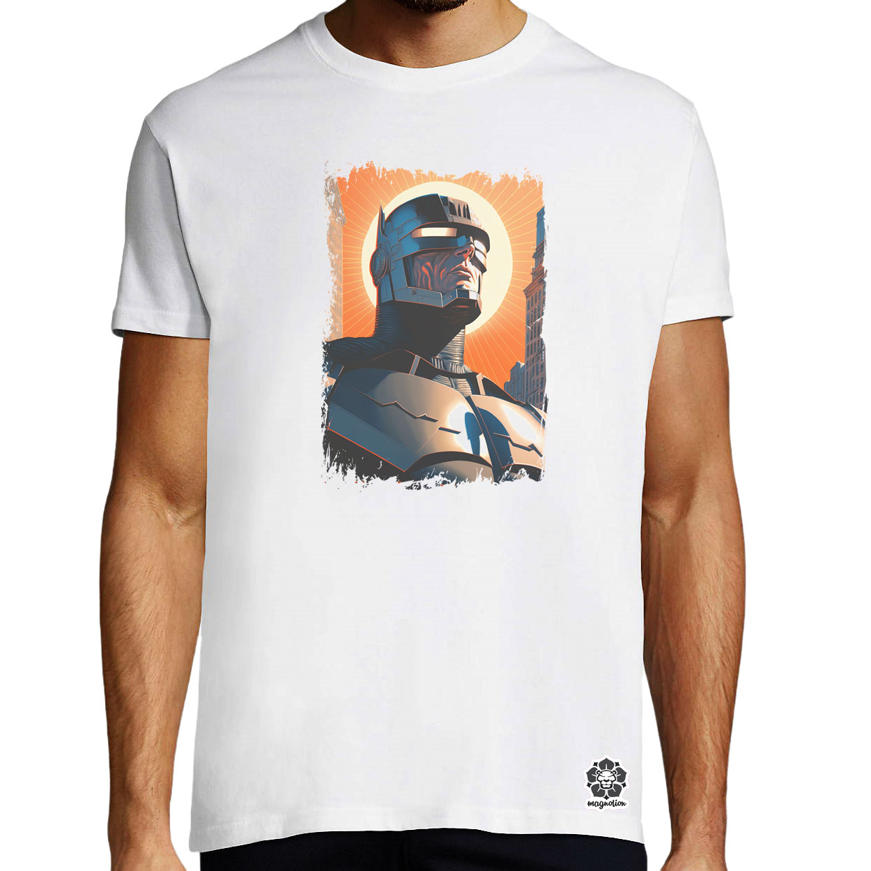 Robotzsaru portré fanart v4 egyedi póló 