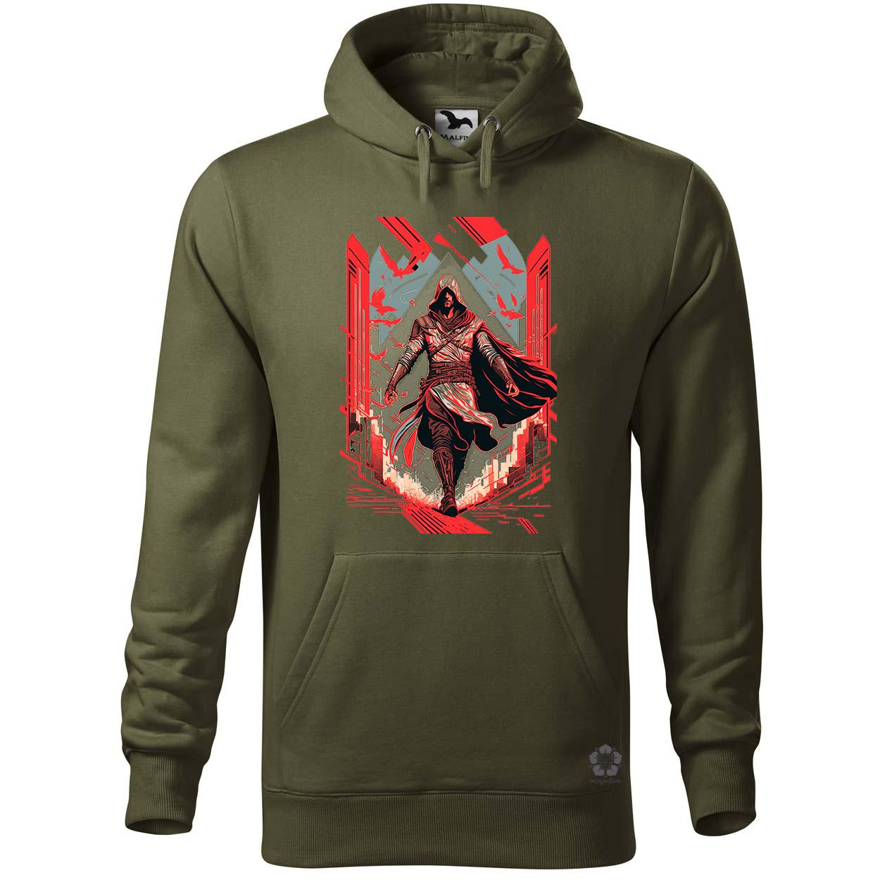 Ezio portré fanart v2 egyedi  pulóver 