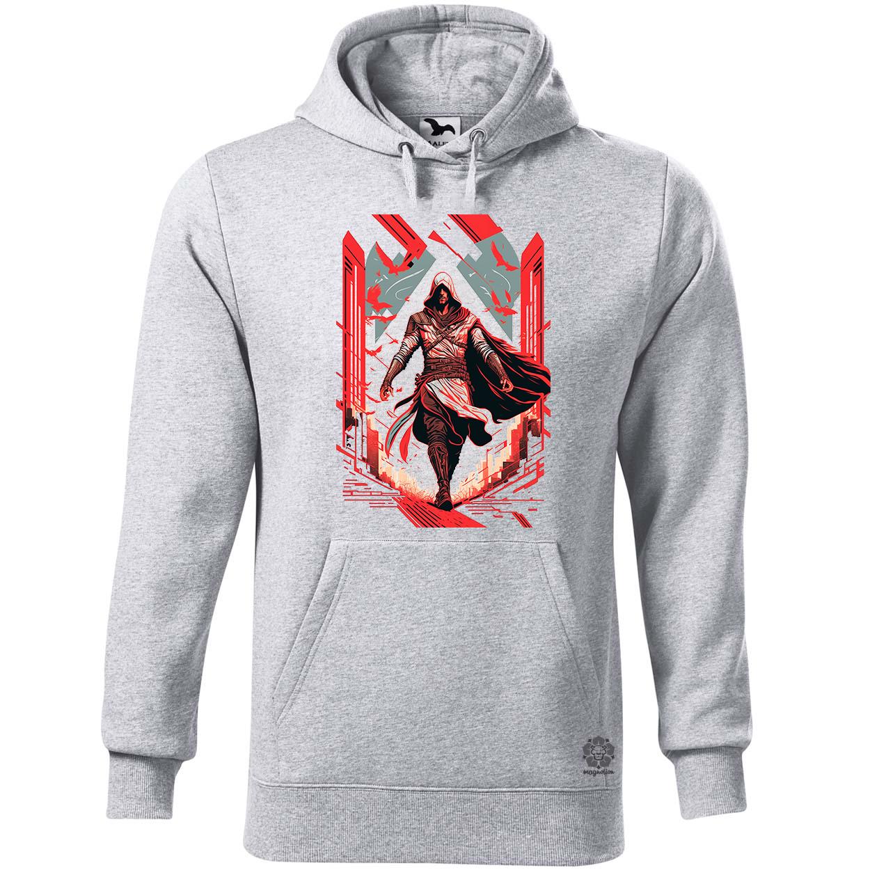 Ezio portré fanart v2 egyedi  pulóver 