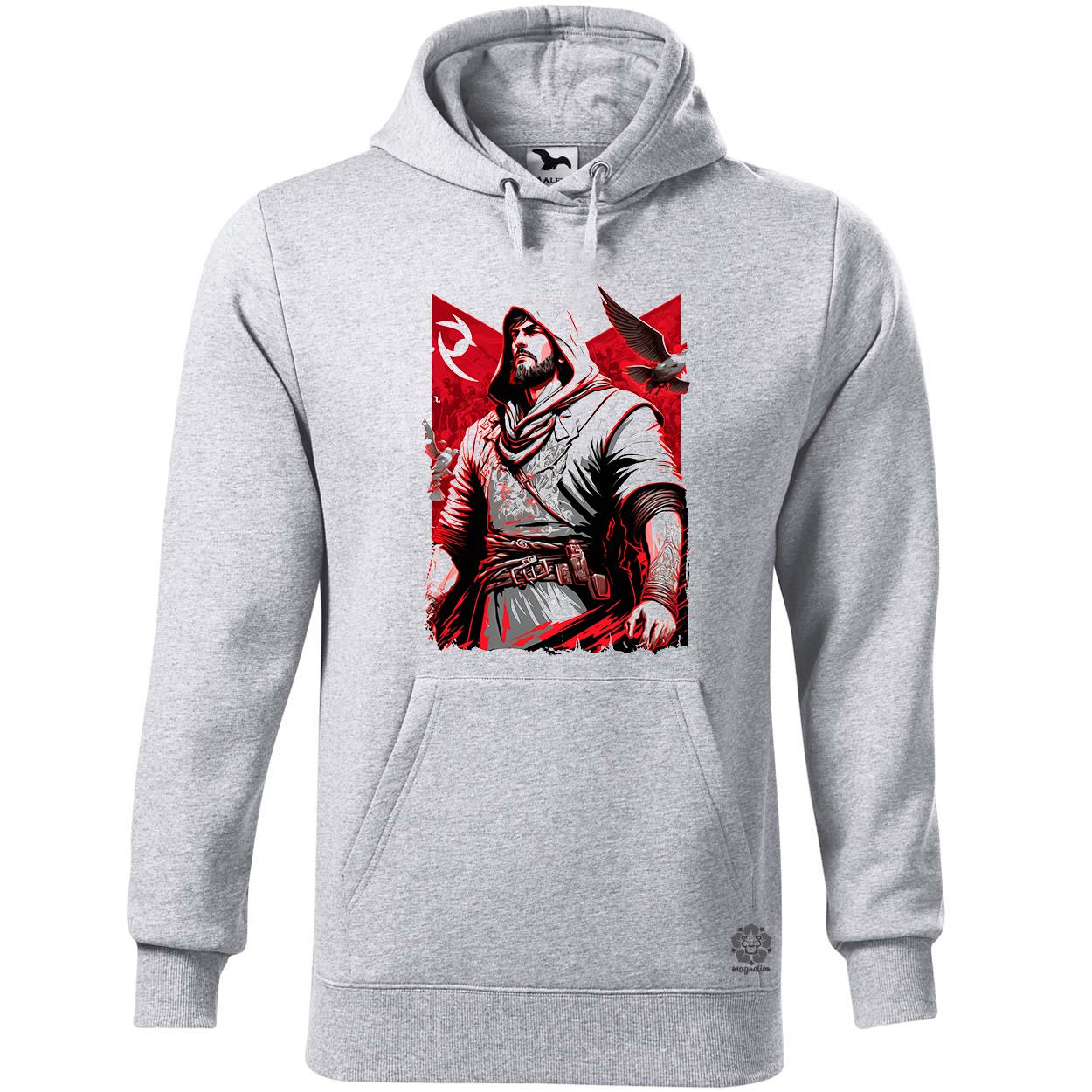 Ezio portré fanart v3 egyedi  pulóver 